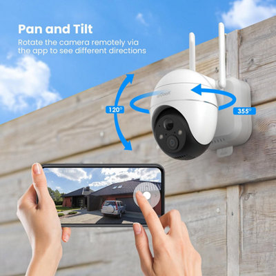 ieGeek 2K Wireless Outdoor Security Camera with 360 degrees View ...