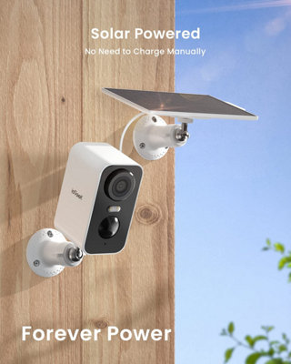 ieGeek 5MP Solar-Powered Wireless Outdoor Security Camera with Color ...