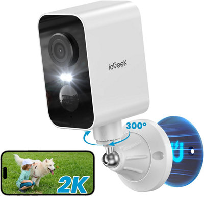 ieGeek Magnetic Security Camera Outdoor Wireless, 300 degrees Rotation Adhesive Stick up Camera