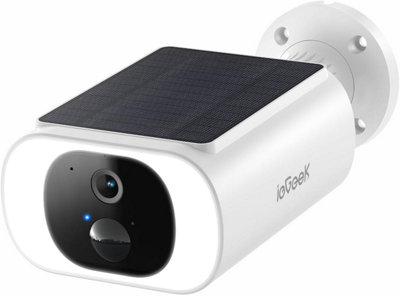 ieGeek Wireless 2K Outdoor Solar Security Camera with PIR Motion ...