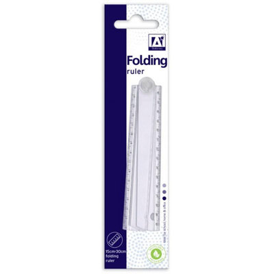 IG Design Folding Ruler Transparent (One Size)