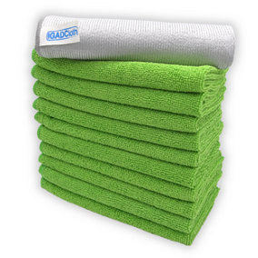IGADCloth Set of 10 Microfiber cloths 40x40cm Green