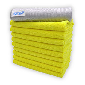 IGADCloth Set of 10 Microfiber cloths 40x40cm Yellow