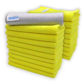 IGADCloth Set of 20 Microfiber cloths 40x40cm Yellow