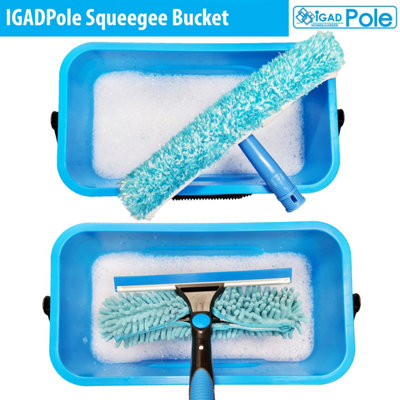 IGADPole Window Cleaning Squeegee Bucket 12l