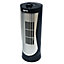 Igenix DF0020 Mini Tower Fan, Oscillating, 12 Inch, Black