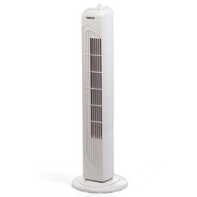 Igenix DF0030 Tower Fan, Oscillating, 2 Hour Timer, 30 Inch, White