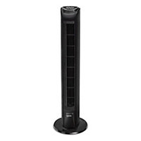 Igenix DF0035TBL Tower Fan, Oscillating, 7.5 Hour Timer, 29 Inch, Black