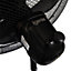 Igenix DF1655BL Pedestal Fan, 16 Inch, 40 W, Oscillating, 3 Speeds, Black