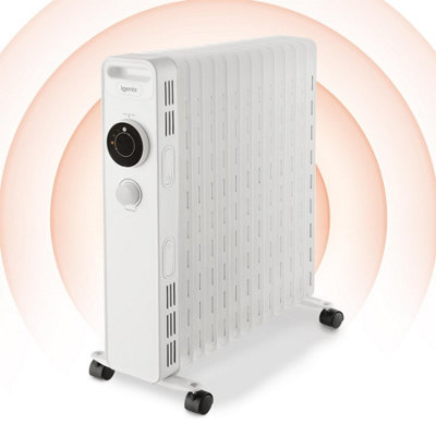 Igenix IG2625, Oil Filled Radiator Heater, 2.5kW/2500 W, Safety Cut Off |  DIY at Bu0026Q