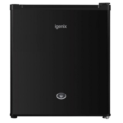 Igenix IG3751BL, Counter Top Freezer with Lock, 33 Litres, Reversible Door, Black