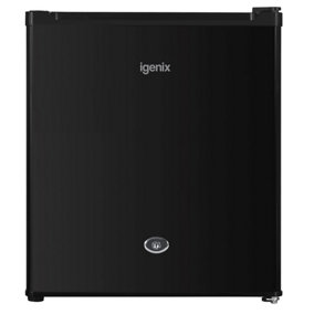 Igenix IG3751BL, Counter Top Freezer with Lock, 33 Litres, Reversible Door, Black