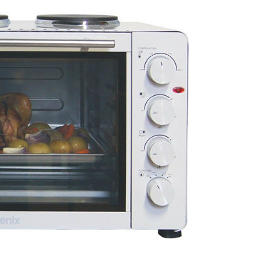 Igenix IG7145 Tabletop Mini Oven & Grill , Separate Heating Controls , White
