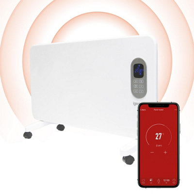Igenix IG9515WIFI, Smart Electric Panel Heater, 1500 W, Alexa