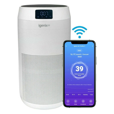 Igenix IG9600WIFI Smart WIFI Air Purifier with Amazon Alexa & Google Assistant Price Comparisons | Compare The Build