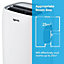 Igenix IG9922 12000BTU 4-in-1 Portable Air Conditioner, White