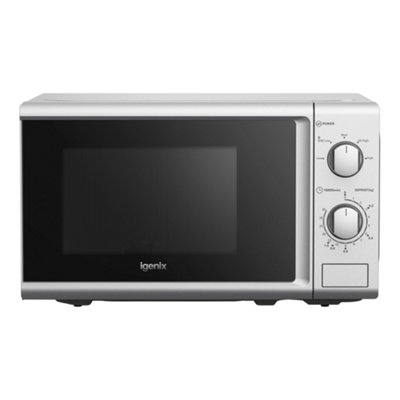 Igenix IGM0820S Solo Microwave, 35 Minute Timer, 800W, Silver