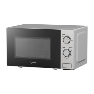 Igenix IGM0820SS Solo Microwave, 35 Minute Timer, 800W, Stainless Steel