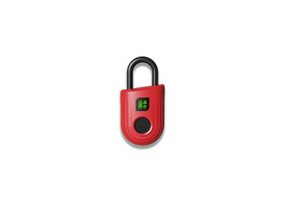 Igloohome Fingerprint Padlock Lite Red