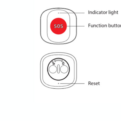 iHelios Smart SOS  Panic Button Real time Alert Zigbee