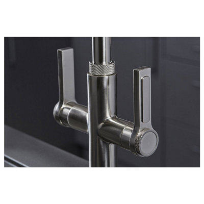 iivela Conza-F Brushed Nickel Water Filter Kitchen Tap