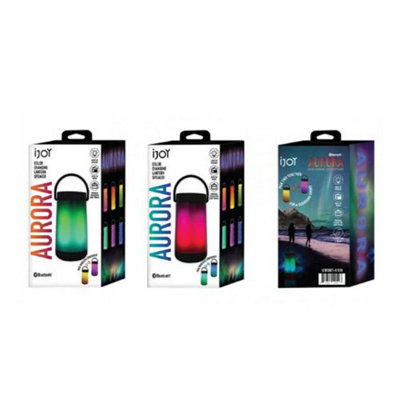 iJOY Aurora Colour Changing Light Up Lantern Speaker