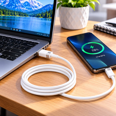 IKAKU USB A to USB C Cable 2 Pack 1m and 2m 60W 3A Charging and Data ...