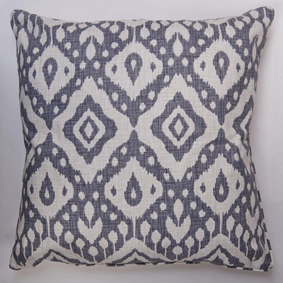 Black Square Piped Scatter Cushion 60x60 cm main image 1