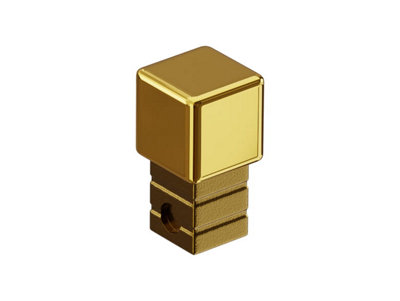 ILCOM CORNER FINISHING CAP FOR  STAINLESS STEEL PROFILES - Gold Polished