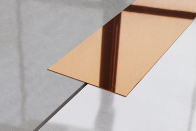 ILCOM decorative profile I 100mm x 2700mm x 0.65mm Copper Polished Stainless Steel
