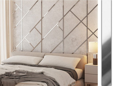 ILCOM decorative profile I 100mm x 2700mm x 0.65mm Silver Polished Stainless Steel