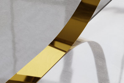 ILCOM decorative profile I 38mm x 2700mm x 0.65mm Gold Polished Stainless Steel