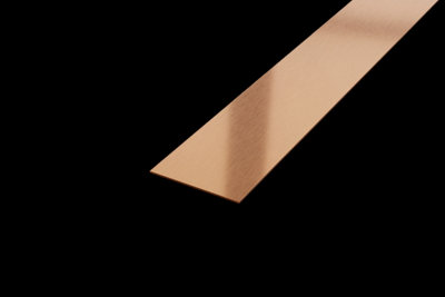 ILCOM decorative profile I 50mm x 2700mm x 0.65mm Copper Brushed Stainless Steel