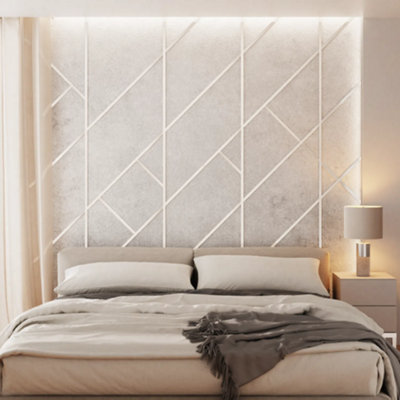 ILCOM decorative profile I 50mm x 2700mm x 0.65mm Silver Brushed Stainless Steel