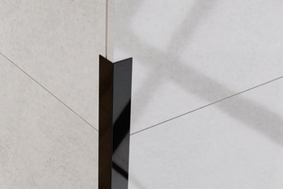 ILCOM decorative profile L 20mm x 2700mm x 0.6mm Black Polished Stainless Steel