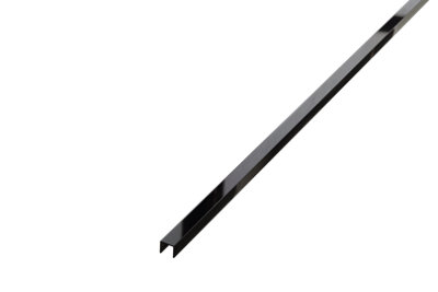 ILCOM decorative profile U 10mm x 2440mm x 0.6mm Black Polished Stainless Steel