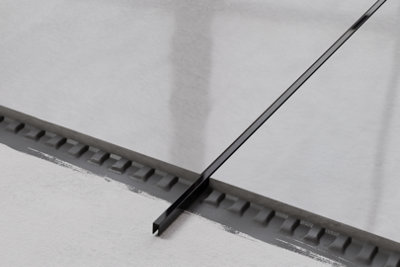 ILCOM decorative profile U 5mm x 2440mm x 0.6mm Black Polished Stainless Steel