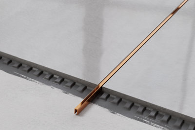 ILCOM decorative profile U 5mm x 2440mm x 0.6mm Copper Polished Stainless Steel