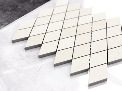 ILCOM stoneware mosaic on mesh for bathroom or kitchen 292mm x 250mm ...
