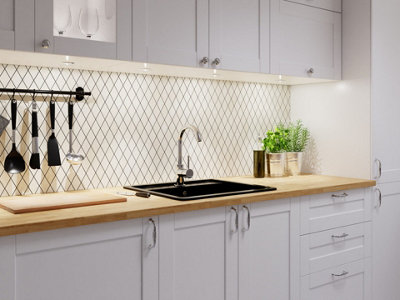 ILCOM stoneware mosaic on mesh for bathroom or kitchen 292mm x 250mm ...