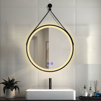 Bathroom mirror with online lights b&q