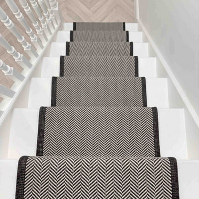 Illusion Stair Runner - Reversible, Durable & Hardwearing Carpet for ...
