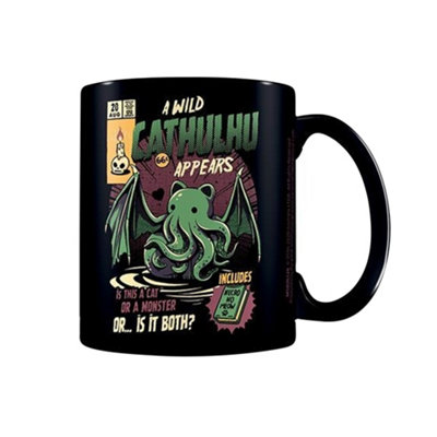 Ilustrata Cathulhu Mug Black/Green (One Size)