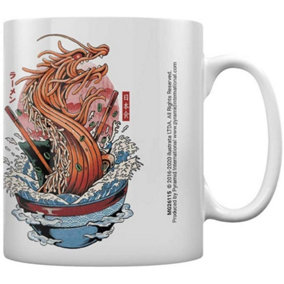 Ilustrata Dragon Ramen Mug White (One Size)