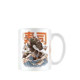 Ilustrata Sushi Dragon Mug White (One Size)
