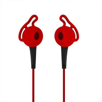 iLuv FitActive High-Fidelity Sports Earphones Red, 1 Pack