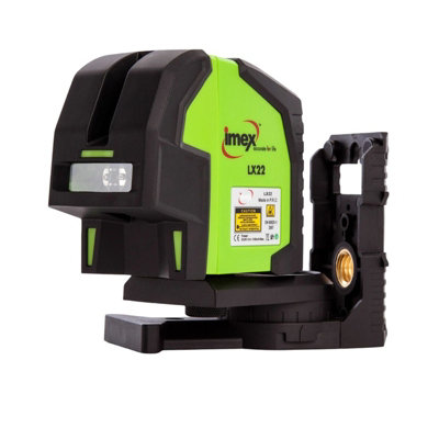 Imex LX22 Cross Line Laser Level Self Leveling Plum Spot Laser + Bracket + Bag