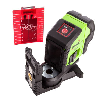 Imex LX22 Cross Line Laser Level Self Leveling Plum Spot Laser + Bracket + Bag