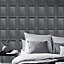 Imitations Marble Wood Panel Effect Wallpaper Grey Erismann 6319-47