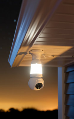 IMOU Bulb 2K Outdoor Cam- Outdoor & Indoor Pan & Tilt Smart Wi-Fi 2-in-1 Bulb & Security Camera - 5
